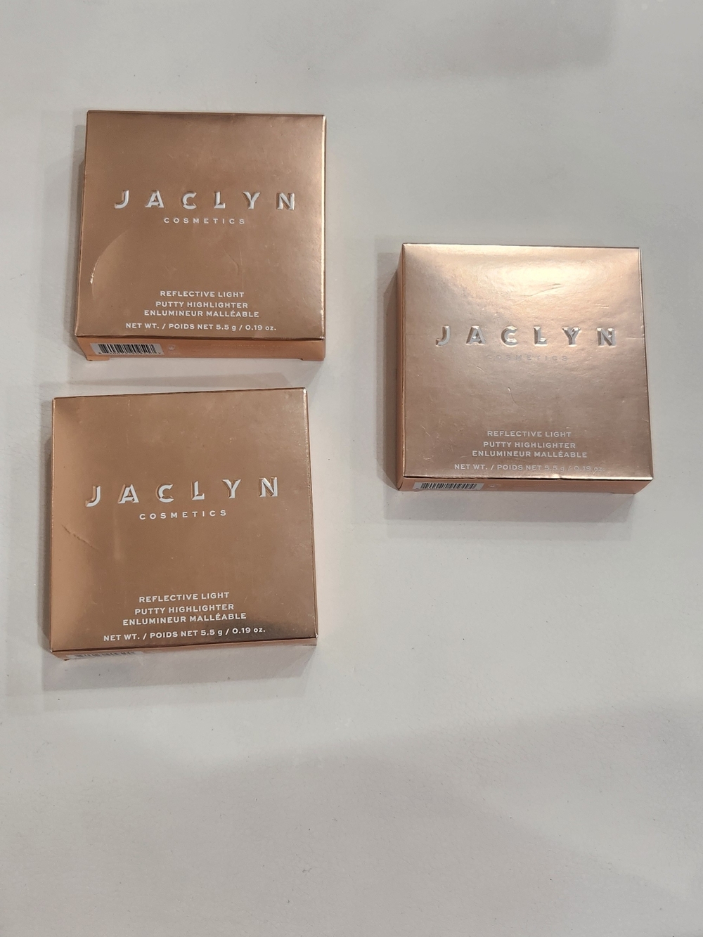 Jaclyn Cosmetics Reflective Light Putty Highlighter 3 Shades